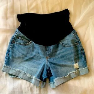 Maternity Jean Shorts